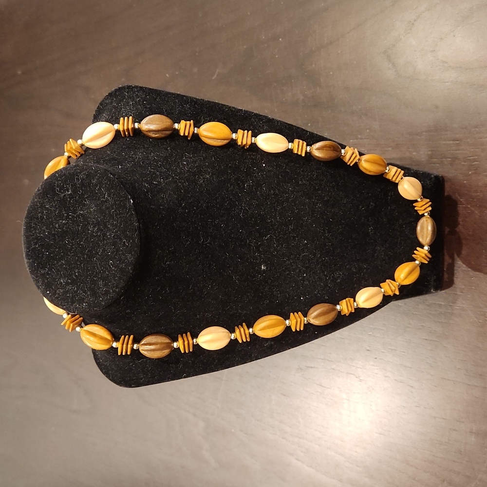 Earth Toned beaded necklace
